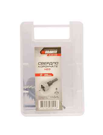 Сверло корончатое GRANITE HSS 45 мм 6-08-045 Харьков