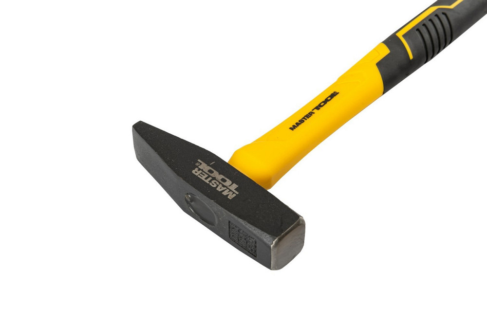 Молоток слесарный MASTERTOOL 500 г HRC 50 рукоятка фиберглассовая 300 мм 02-0905 Харьков - изображение 3