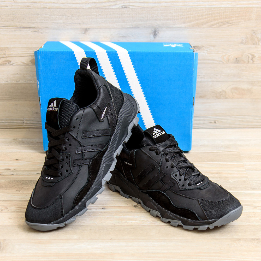 Мужские кожаные кроссовки  Ads Terrex Black Київ - зображення 6