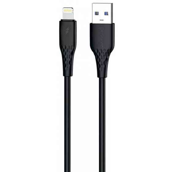 Кабель Proove GridLine USB to Lightning 2.4A 1m Black (CCGL12001101) (Код товару:42981) Харьков