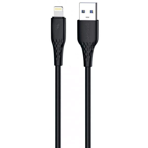 Кабель Proove GridLine USB to Lightning 2.4A 1m Black (CCGL12001101) (Код товару:42981) Харьков - изображение 1