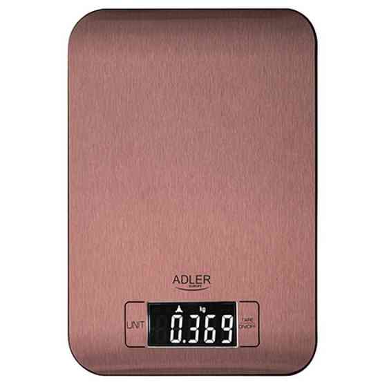 Весы кухонные Adler AD 3183 copper 5 кг медные Київ