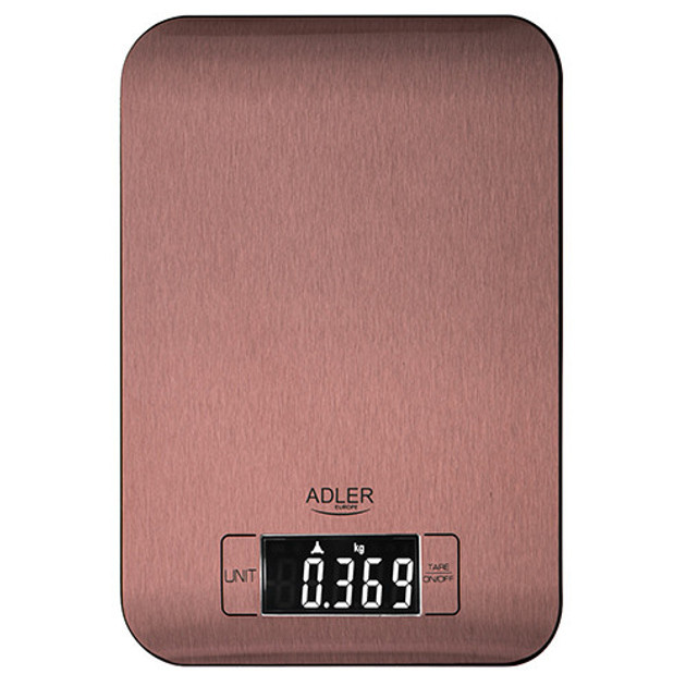 Весы кухонные Adler AD 3183 copper 5 кг медные Київ - зображення 6