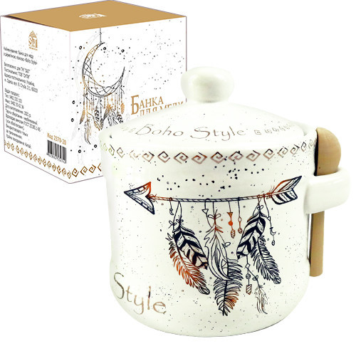 Банка для меду SNT Boho style 2370-20 400 мл Киев - изображение 1