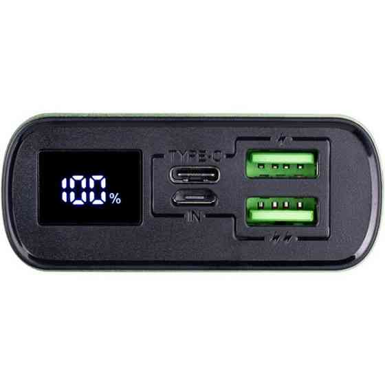 Power bank Gelius Lightstone GP-PB300i 20000mAh 22.5W QC+PD Green (Код товару:41359) Харків