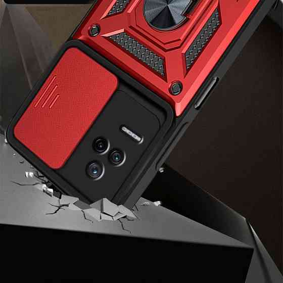 Ударопрочный чехол Camshield Serge Ring для Xiaomi Poco F4 Херсон