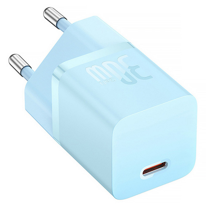 СЗУ Baseus GaN5 Fast Charger (mini) 30W (1USB-C) + кабель Type-C to Type-C (P10110902) Херсон - изображение 2