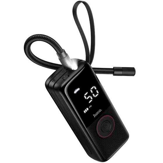 Автомобильный насос Hoco ZP18 Enlighten smart air pump Херсон