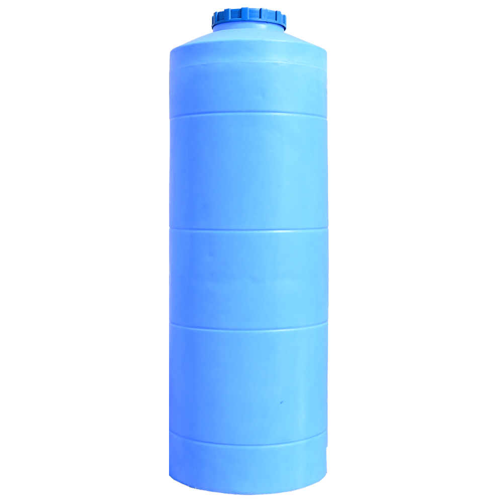 Емкость 1000 л узкая вертикальная ВО ПБ голубая Киев - изображение 1
