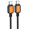 Дата кабель Hoco X108 Benefit 60W Type-C to Type-C (1m) Херсон