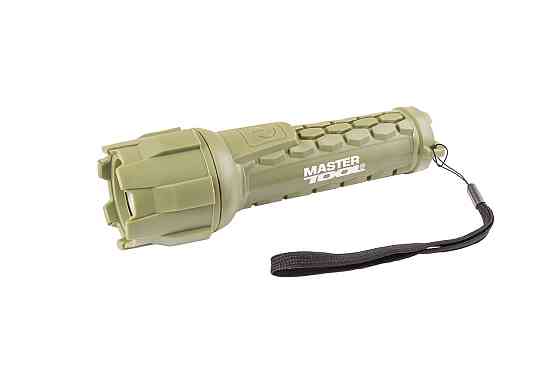 Фонарь водонепроницаемый MASTERTOOL 180х55 мм CREE LED IP66 2xAA PP+PVC 94-0802 Харків