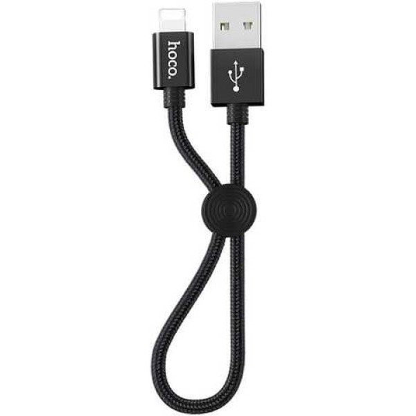 Кабель Hoco X35 Premium USB to Lighning 0.25m Black (Код товару:20759) Харків - зображення 1