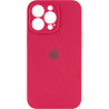 Apple Silicone Case Full Camera для iPhone 14 Pro Max Rose Red (Код товару:28761) Харків