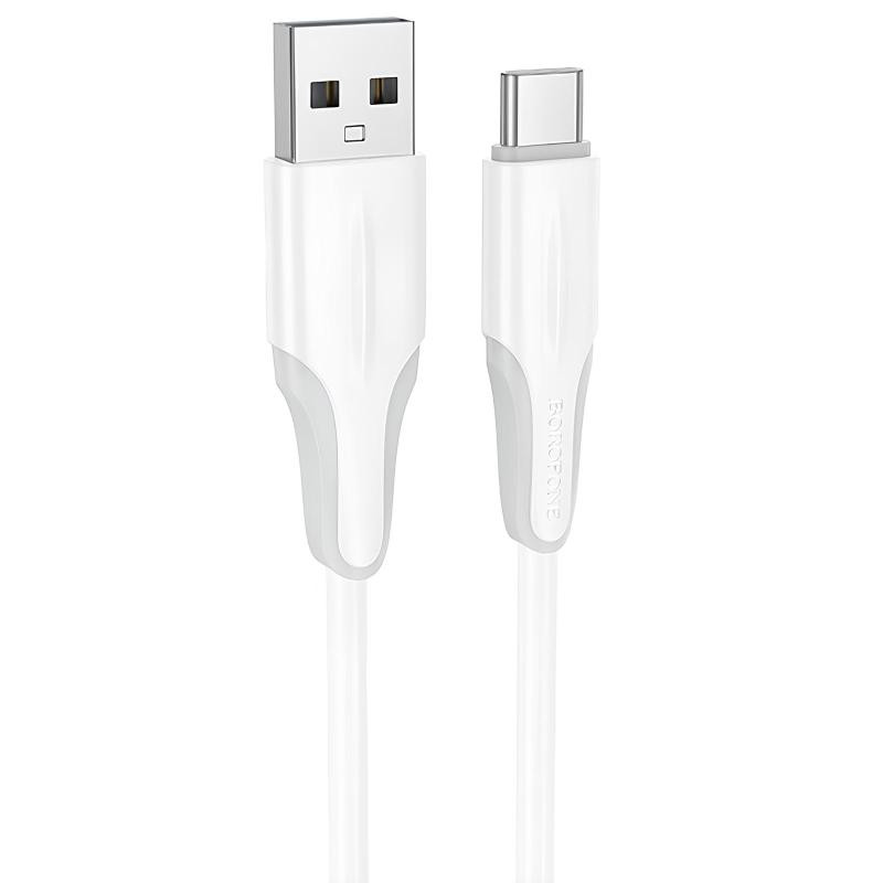 Дата кабель Borofone BX119 New USB to Type-C 3A (1m) Херсон - зображення 1