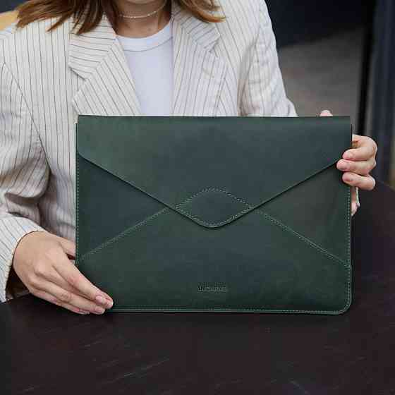 Чехол для ноутбука винтажный Incarne Message MacBook Pro 14" 2021-2025 message-green-vintage-pro-14  Київ