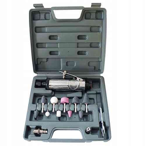 Зачистная пневмомашинка с комплектом шлифовальных камней AIRKRAFT TP-201K Харків