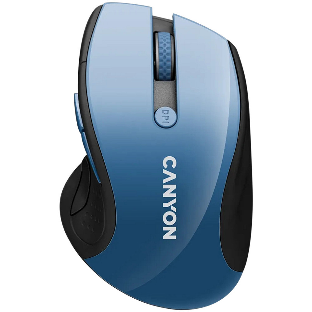 Мышь компьютерная безпроводная Canyon CNS-CMSW01BL Blue синяя Киев - изображение 1
