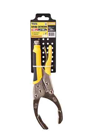 Клещи зажимные для масляного фильтра MASTERTOOL 240 мм Ø50-105 мм 07-0906 Харків