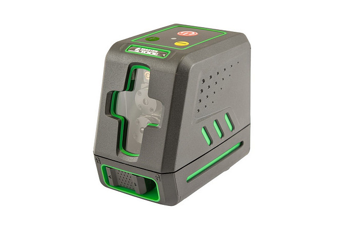 Уровень лазерный MASTERTOOL 30 м ±0.3 мм/м 2 гол H/V/H+V H130°/V130° ±4° GREEN/510 нм класс II IP54  Харків - зображення 1