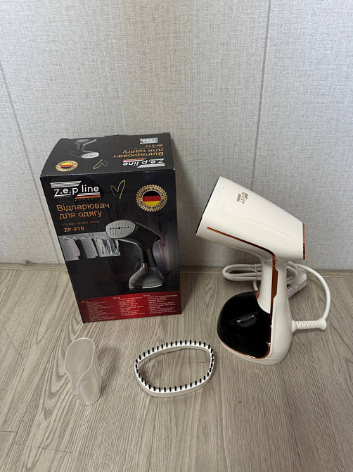 Отпариватель вертикальный ручной для одежды Zepline ZP-210-White 3000 Вт белый Київ - зображення 3