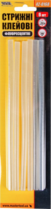 Стержни клеевые MASTERTOOL 7.2х200 мм 6 шт флуоресцентные 42-0168 Харків - зображення 2