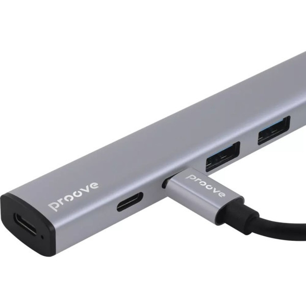 USB HUB Proove Arc Link 5 in 1 (2*USB3.0 + 3*Type-C3.0) Silver (HBAL00222024) Харків - зображення 4