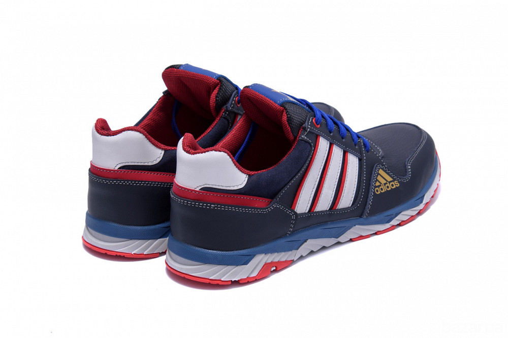 Мужские кожаные кроссовки Adidas Tech Flex Blue Київ - зображення 6