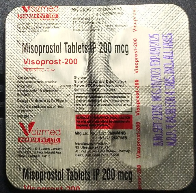 Набор для аборта таблетки мифепристон и мизопростол купить в Украине Запоріжжя - зображення 2