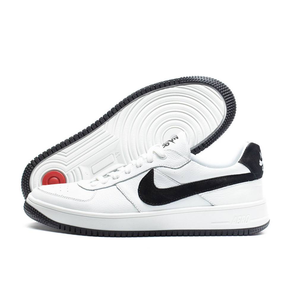 Мужские кожаные кроссовки Air Max White Киев - изображение 1