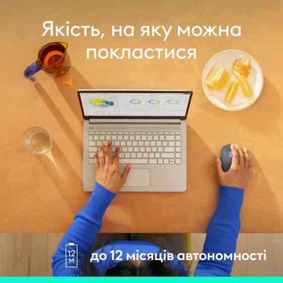 Мышь компьютерная безпроводная Logitech M196 Bluetooth Grey L910-007459 серая Киев