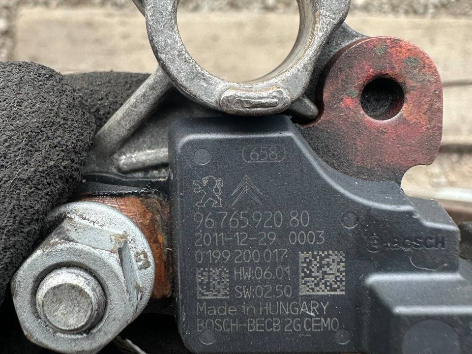 Клемма датчик аккумулятора минус Peugeot Partner 2008-2018 (9676592080) Ковель - зображення 1