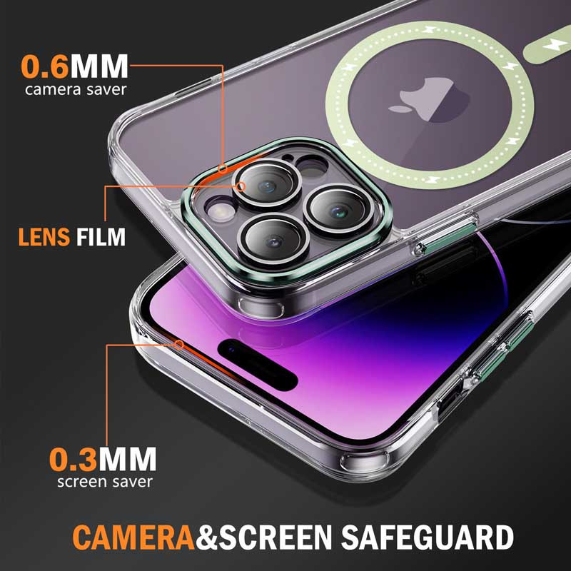 Чехол TPU+PC Colorful with Magnetic Fit для Apple iPhone 13 Pro (6.1") Херсон - изображение 5