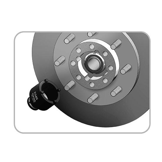 Набор головок для стопорных гаек с наружными зубьями (KM4-KM12) 9ед.  TOPTUL JGAI0901 Харків - зображення 3