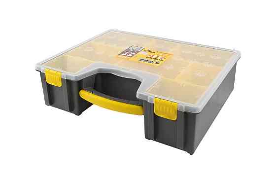 Органайзер MASTERTOOL с ручкой 16.5" 420х335х115 мм 8 секций 79-2116 Харків