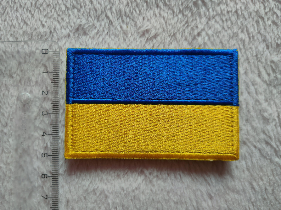 Нашивка на липучке Флаг Украины на одежду Киев - изображение 5