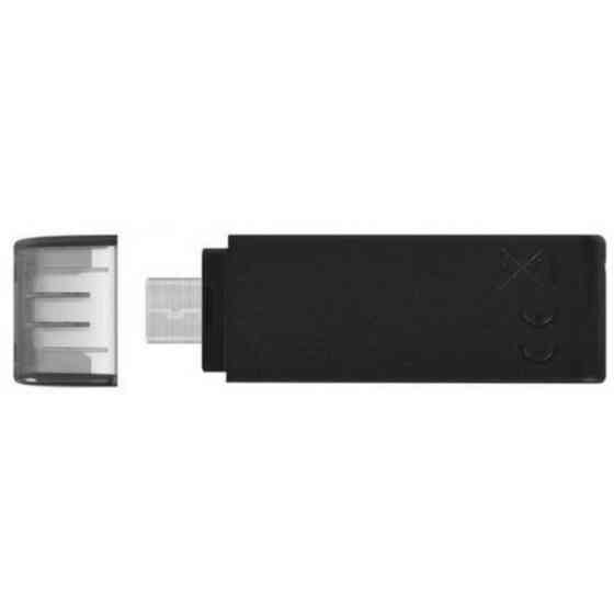 Флеш пам'ять Kingston DataTraveler 70 128GB Type-C Black (DT70/128GB) (Код товару:17557) Харків