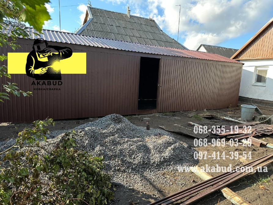 Распашные ворота, откатные ворота, автонавес, заборы, ангары Кривой Рог - изображение 4