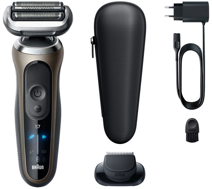 Электробритва Braun Series 7 72-C1200s золотистая Київ - зображення 1