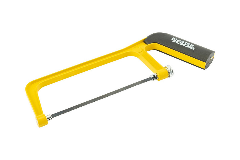 Ножовка по металлу MASTERTOOL 150 мм алюминиевая рукоятка с покрытием TPR flex полотно 12.5 мм 24TPI Харків - зображення 2