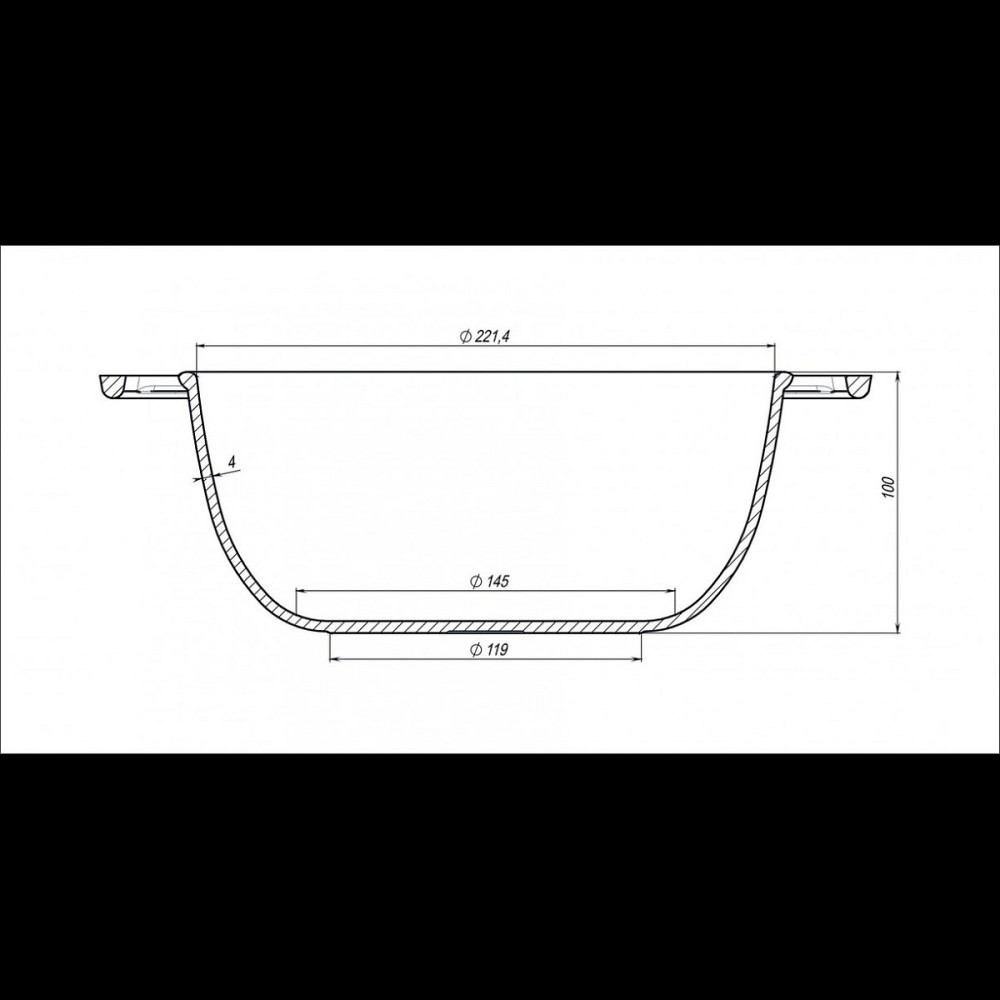 Кастрюля чугунная Maysternya с чугунной крышкой 3 л Т402С1 Одесса - изображение 8