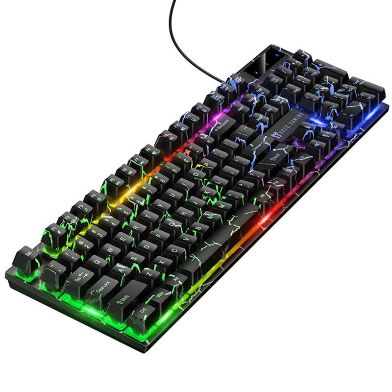 Клавиатура проводная Hoco GM701 Trofeo RGB (English Version) Херсон - зображення 5