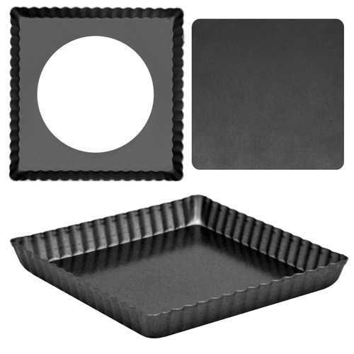 Форма роз'ємна для випікання Stenson MH-4447 20х20х2.5 см Київ - зображення 1