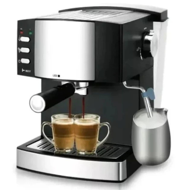 Кофеварка рожковая Domotec MS-113 850 Вт черная Киев - изображение 9