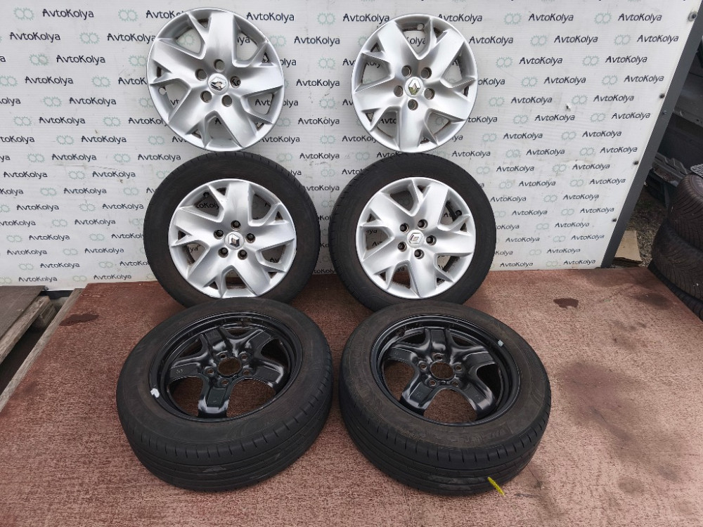 Диск металлический с шиной 205/55 R16 Renault Megane III 2008-2015 (403001632R) Ковель - зображення 1