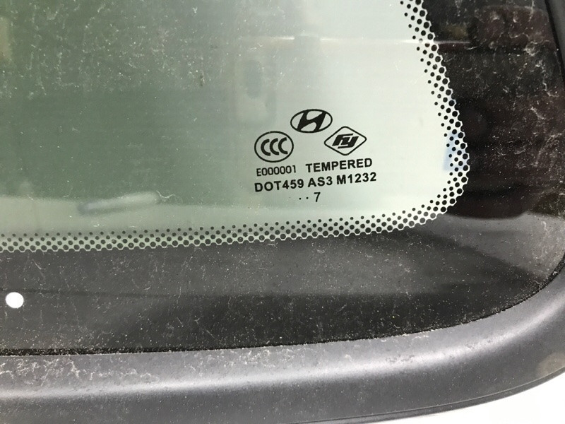 Скло в кузов заднє ліве Hyundai Santa Fe CM 2.7 БЕНЗІН G6EA 2005 (б/у) Киев - изображение 3