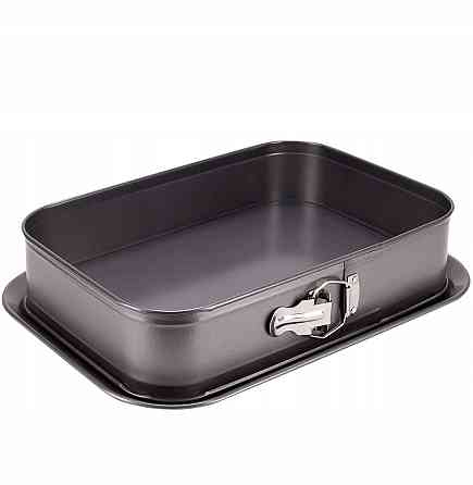 Форма для запекания Kamille 39.5*28*8см из углеродистой стали прямоугольная серая КМ6040 Одеса