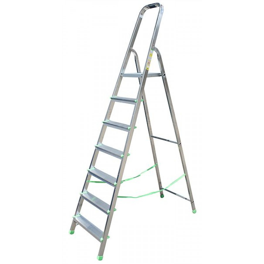Стремянка алюминиевая ITOSS 917 (7 ступенек) высота 140 см (15088-88525) Київ - зображення 1