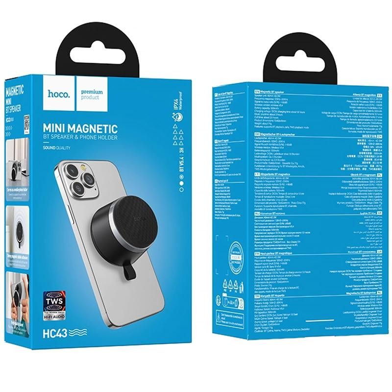 Bluetooth Колонка Hoco HC43 Surpass Mini Magnetic Херсон - зображення 4