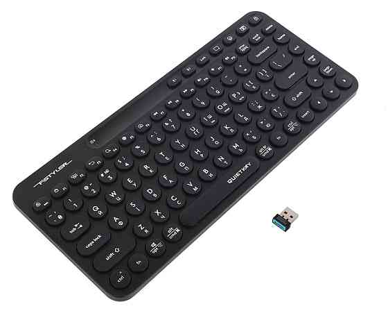 Клавиатура беспроводная A4Tech FBK36C AS Black черная Киев