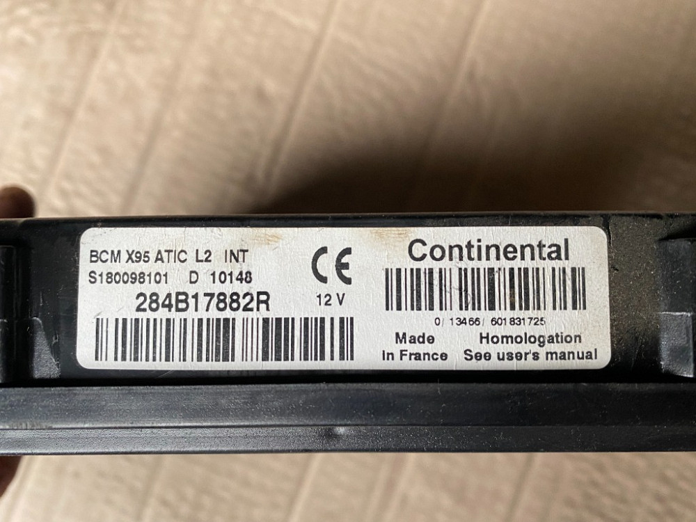 Блок комфорта BCM Renault Megane III 2008-2015 (284B17882R) Ковель - зображення 3